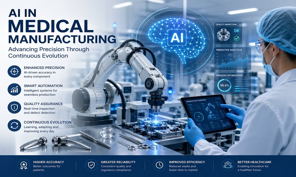 AI in Medical Manufacturing: Advancing Precision Through Continuous Evolution